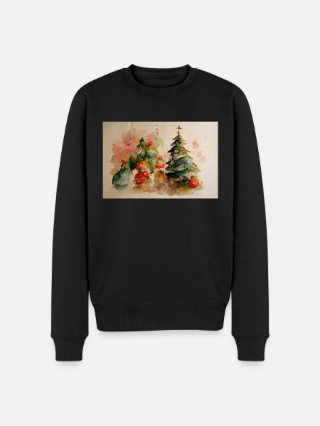 Christmas 23 - Men's Premium Organic Jumper - black