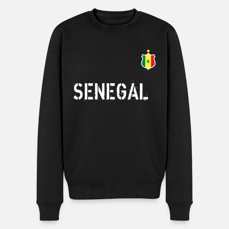 Sénégal - Pull Premium bio Homme - noir