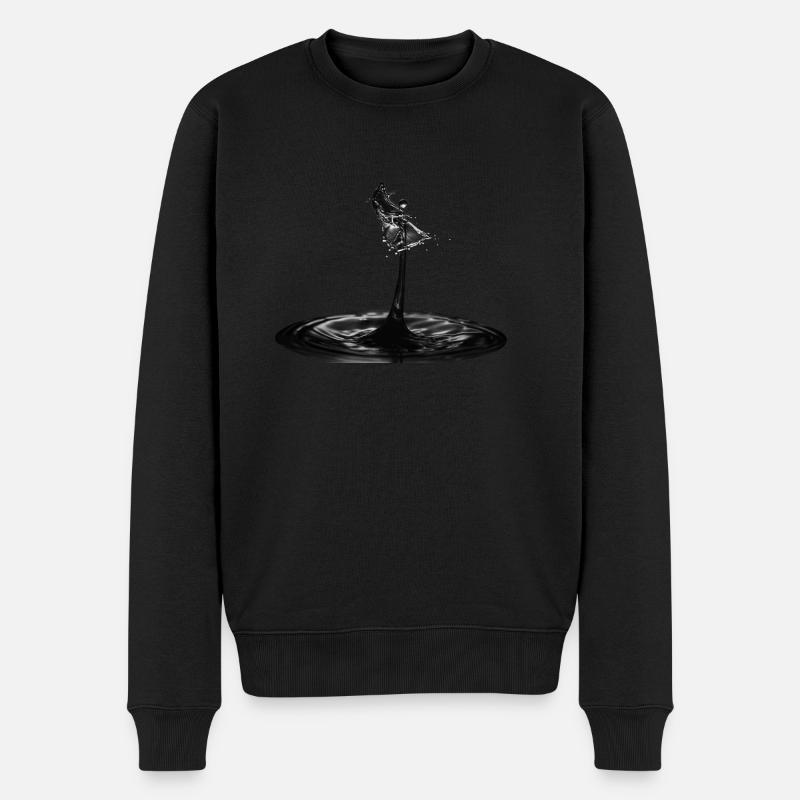 Tänzer - Männer Premium Bio Pullover - Schwarz