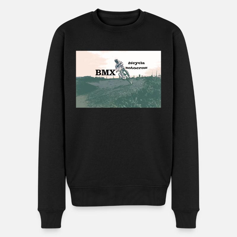 bmx - Pull Premium bio Homme - noir