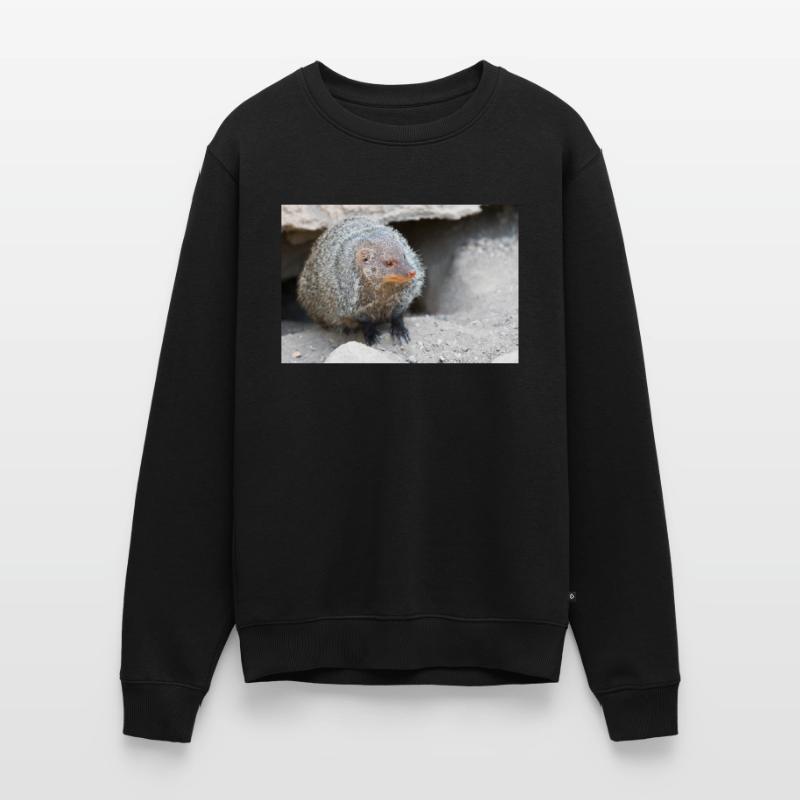 Gebänderte Manguste oder Zebramanguste Männer Premium Bio Pullover