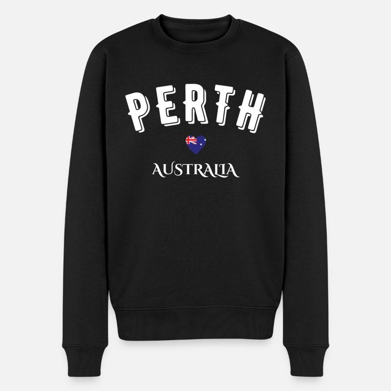 Perth australia - Pull Premium bio Homme - noir