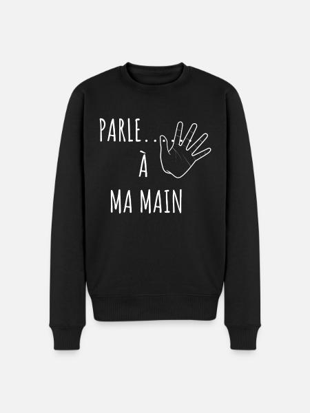 parle à ma main - Pull Premium bio Homme - noir