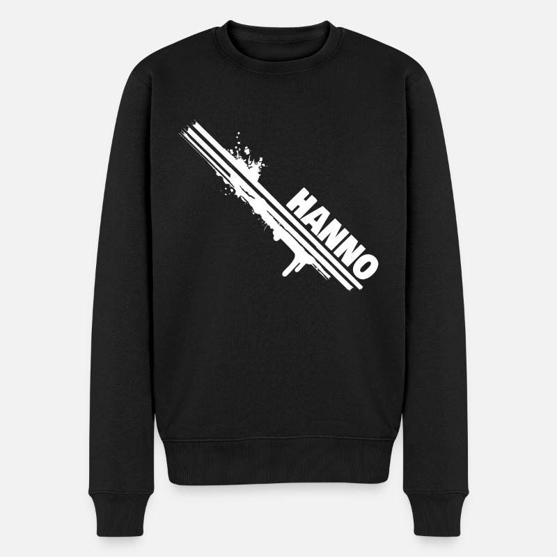 Peintre Hanno - Pull Premium bio Homme - noir