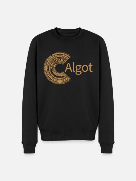 For Algot - Men's Premium Organic Jumper - black