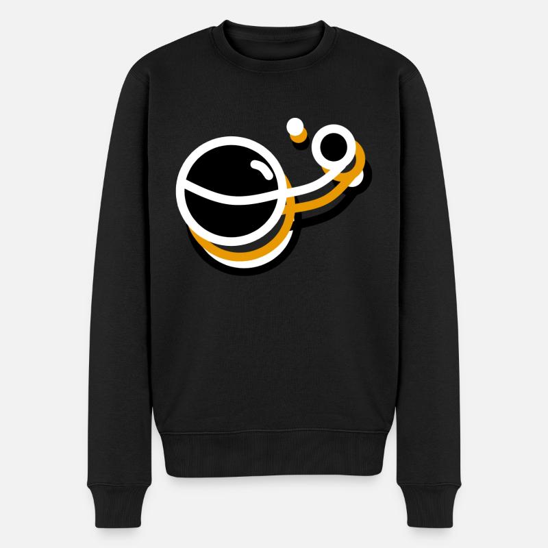 Universum - Männer Premium Bio Pullover - Schwarz