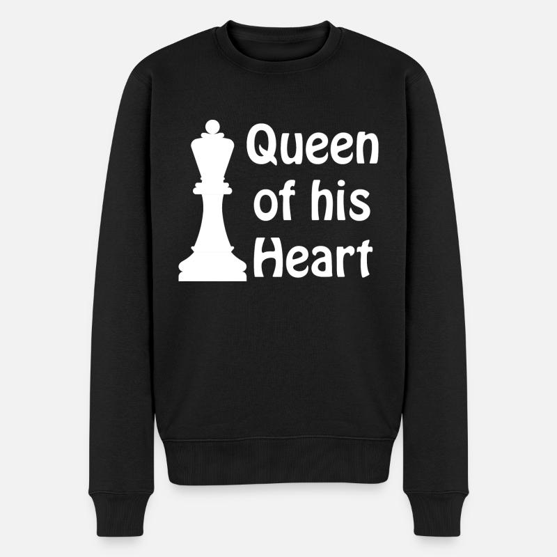 Boardgame Chess Backgammon Game Night - Men's Premium Organic Jumper - black