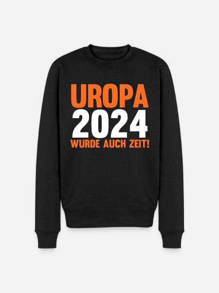 Werdender Uropa 2039 - Männer Premium Bio Pullover - Schwarz