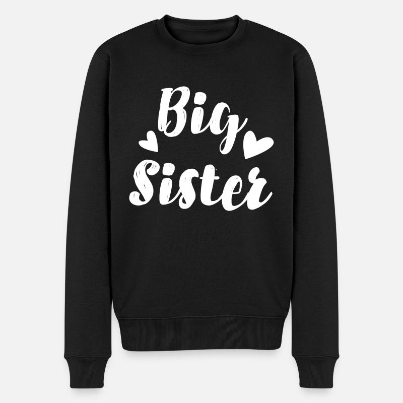 big sister - Pull Premium bio Homme - noir