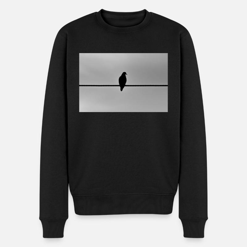 le pigeon - Pull Premium bio Homme - noir