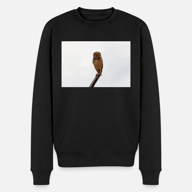 la chouette - Pull Premium bio Homme - noir