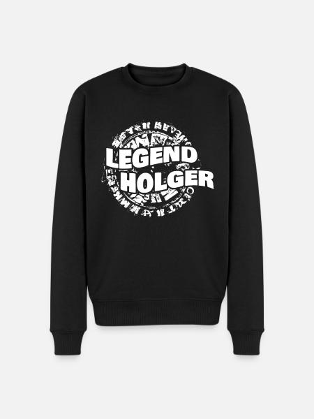 Mann, Holger - Men's Premium Organic Jumper - black
