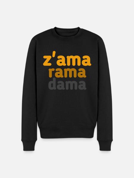 Bavarian Funny - Men's Premium Organic Jumper - black