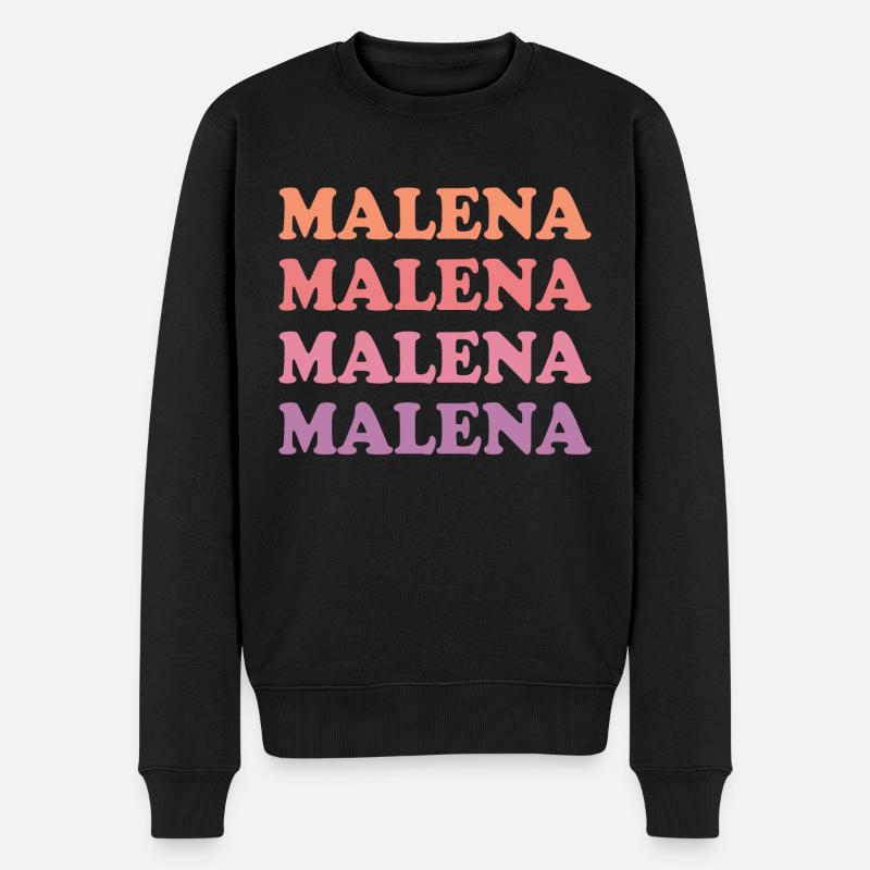 Malena - Pull Premium bio Homme - noir