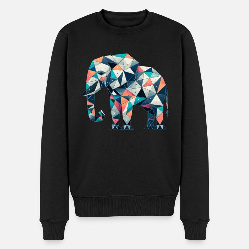 Éléphant // éléphant - Pull Premium bio Homme - noir