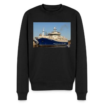 Norwegian Gannet - Men's Premium Organic Jumper - black - Front - Nico (187cm)