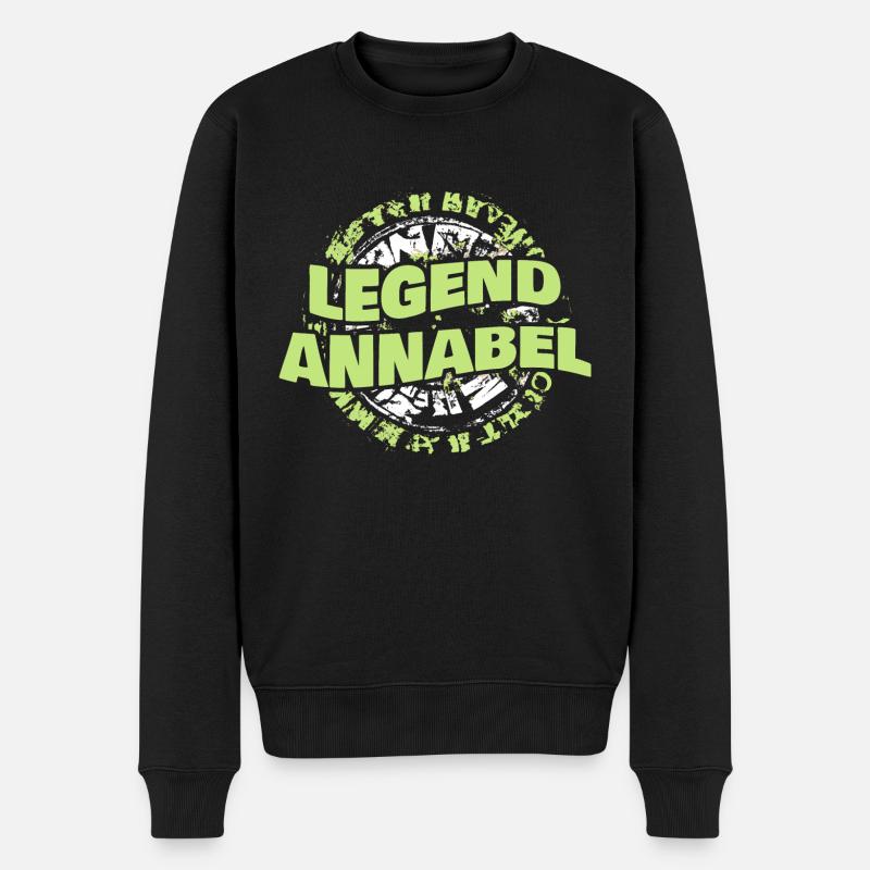 Annabel - Men's Premium Organic Jumper - black