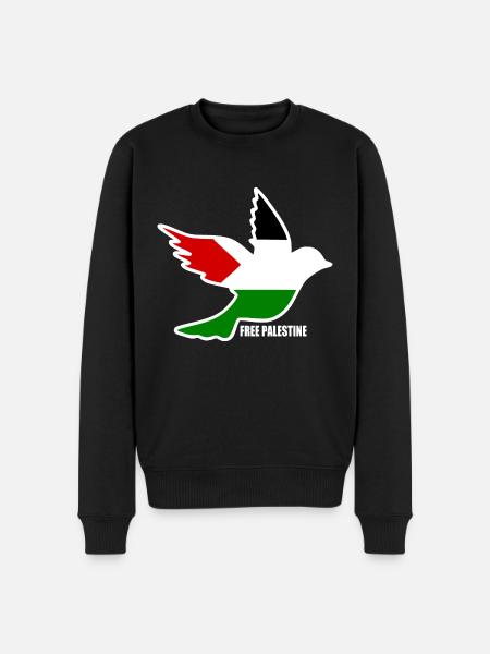 Free palestine - Men's Premium Organic Jumper - black