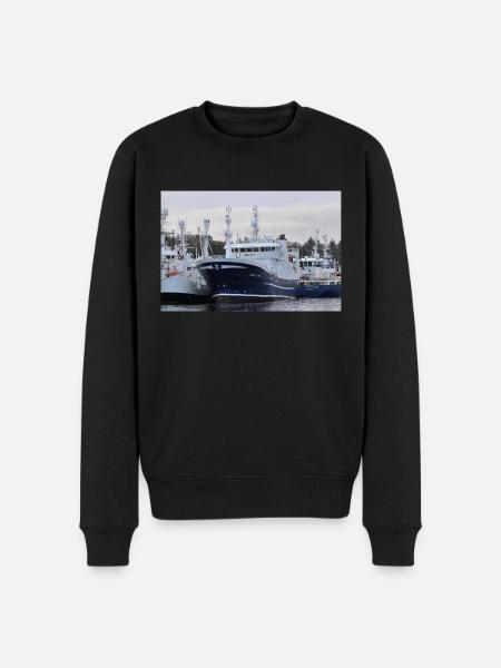 H-77-AV Malene S - Men's Premium Organic Jumper - black