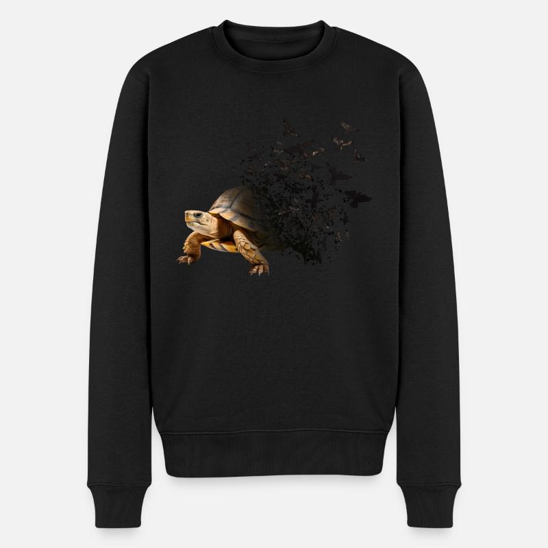 Tortue - Pull Premium bio Homme - noir