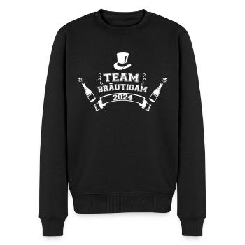 Équipe Groom 2024 - Pull Premium bio Homme - noir - Devant - Nico (187cm)