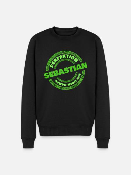 Sebastian - Pull Premium bio Homme - noir