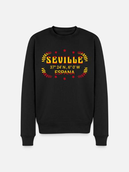 Seville No Do - Men's Premium Organic Jumper - black