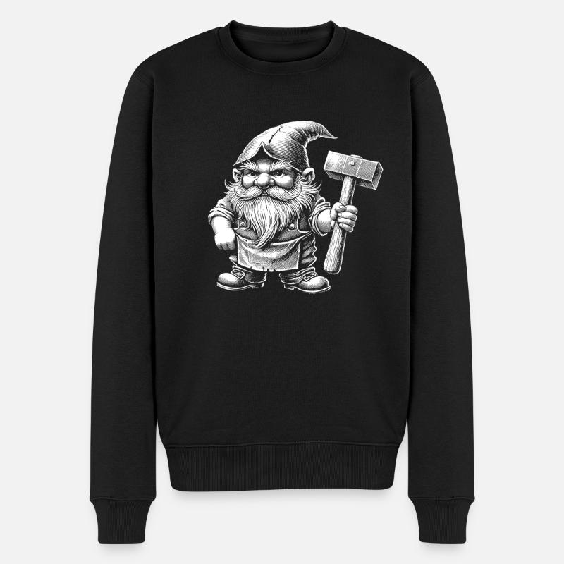 Forgeron - Pull Premium bio Homme - noir