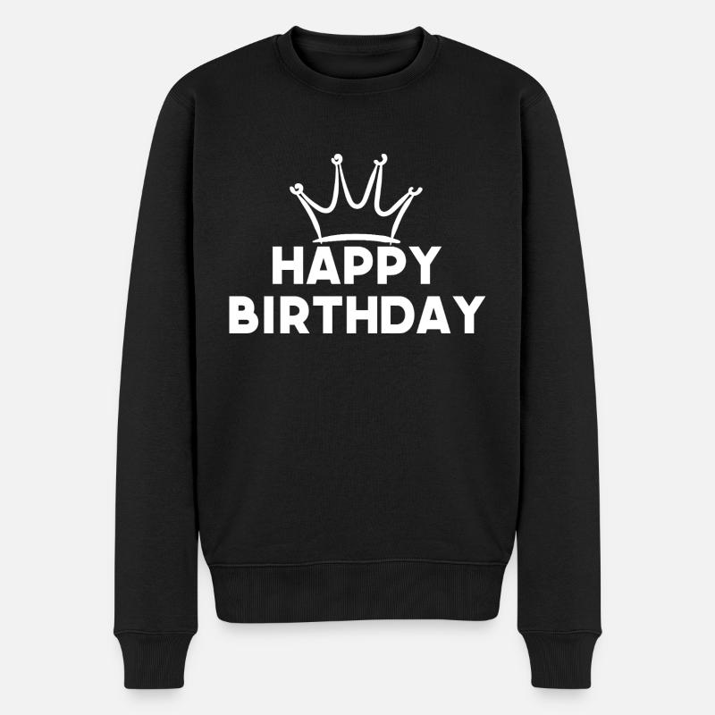 Bon anniversaire - Pull Premium bio Homme - noir
