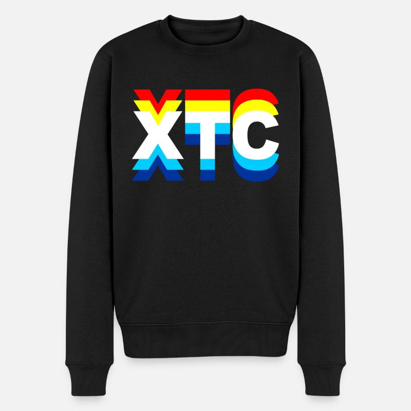 XTC, Ecstasy, Drogen - Männer Premium Bio Pullover - Schwarz