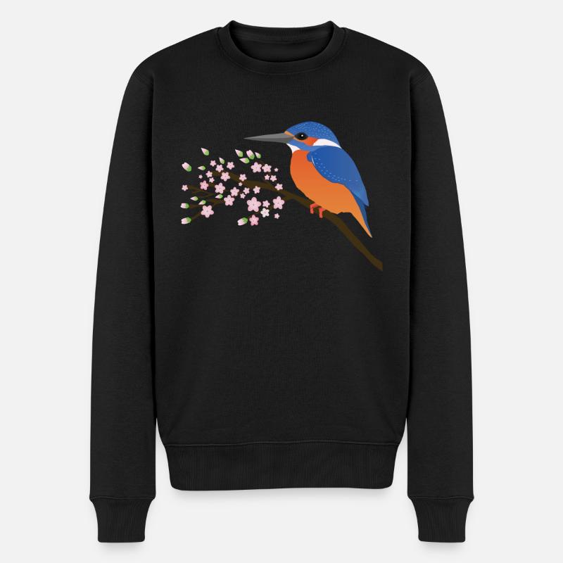 Le martin-pêcheur - Pull Premium bio Homme - noir