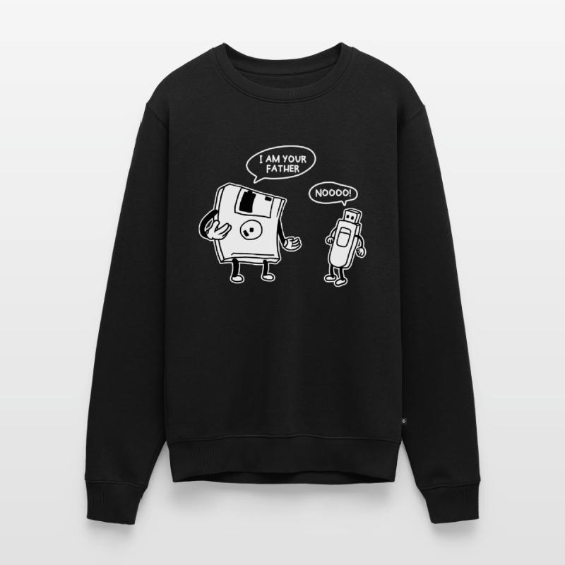USB Diskette Funny Information Technology Computer Männer Premium Bio Pullover