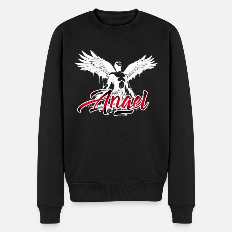 Angel - Pull Premium bio Homme - noir