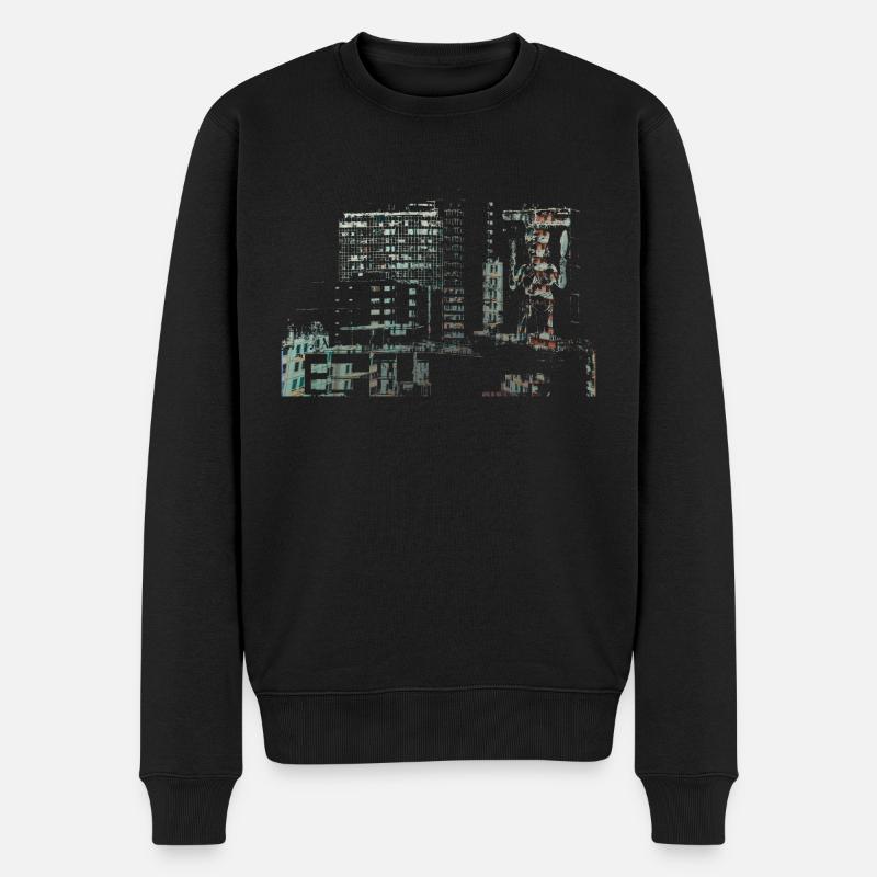 Building Art brésilien - Pull Premium bio Homme - noir