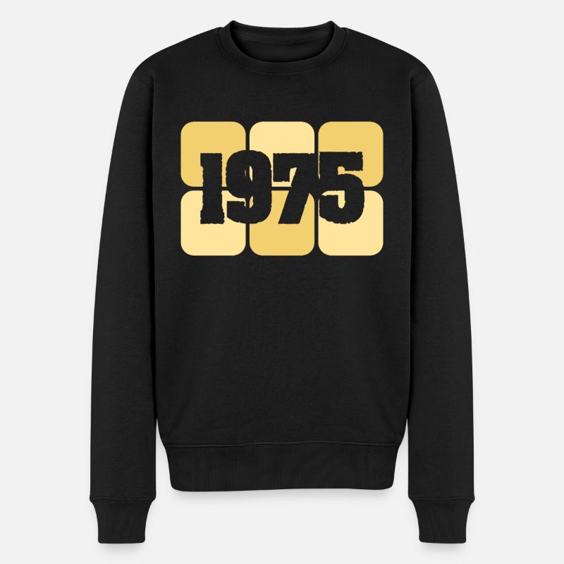 Né en 1975 - Pull Premium bio Homme - noir