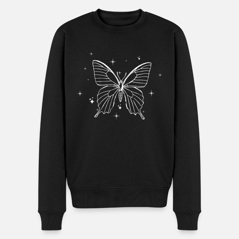 papillon magique - Pull Premium bio Homme - noir