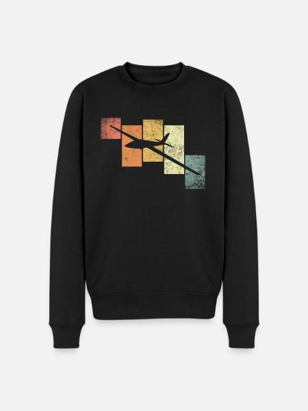 Flyers with a colourful background - Men's Premium Organic Jumper - black