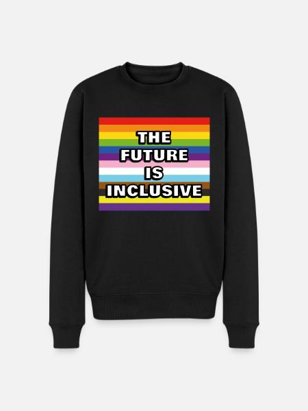 THE FUTURE IS INCLUSIVE - Men's Premium Organic Jumper - black