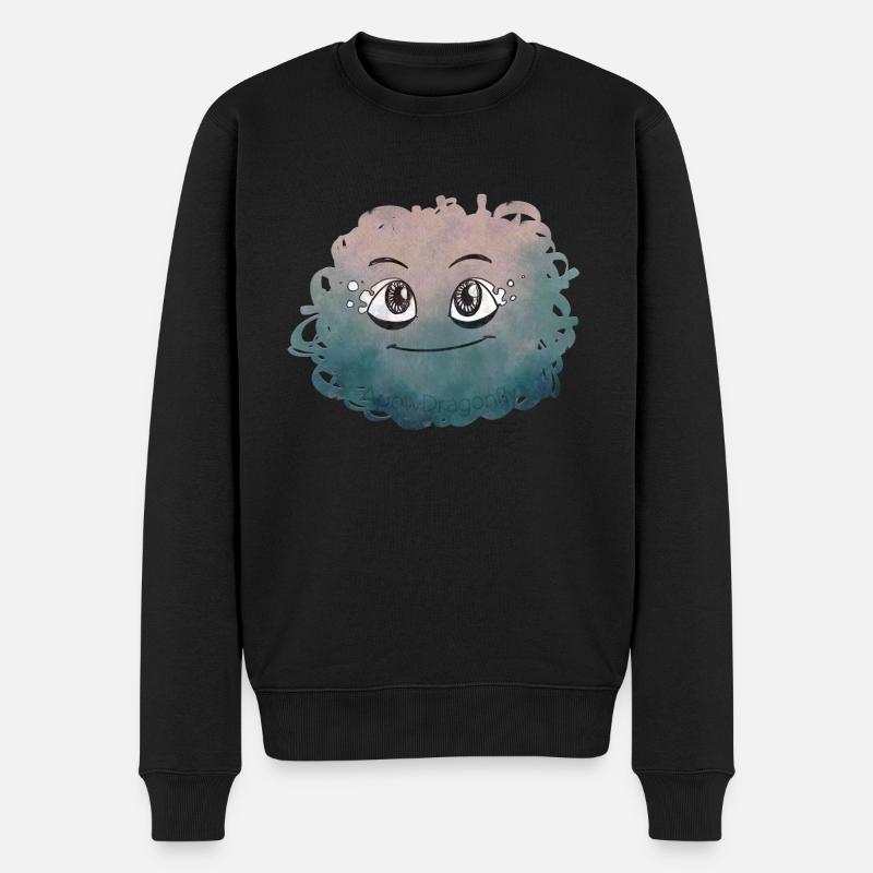 Petit Monstre pelote n°8 - Pull Premium bio Homme - noir