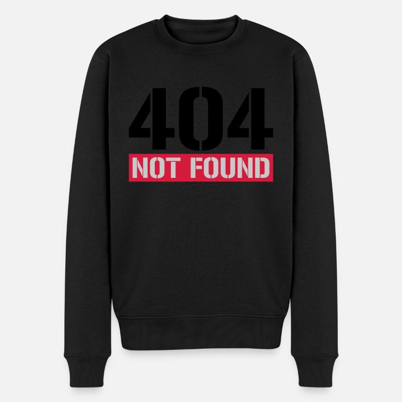 404 message introuvable - Pull Premium bio Homme - noir