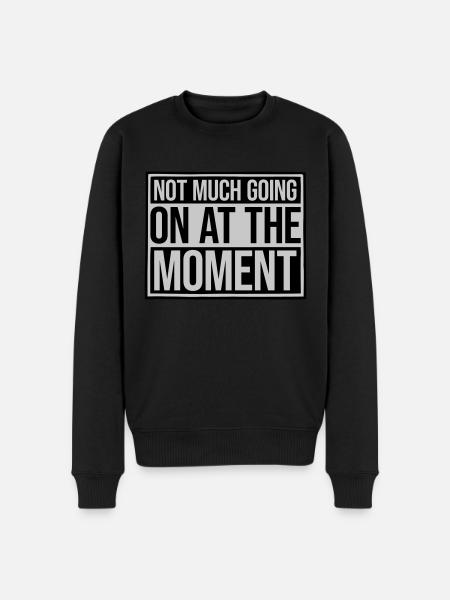 Not much going on - Men's Premium Organic Jumper - black