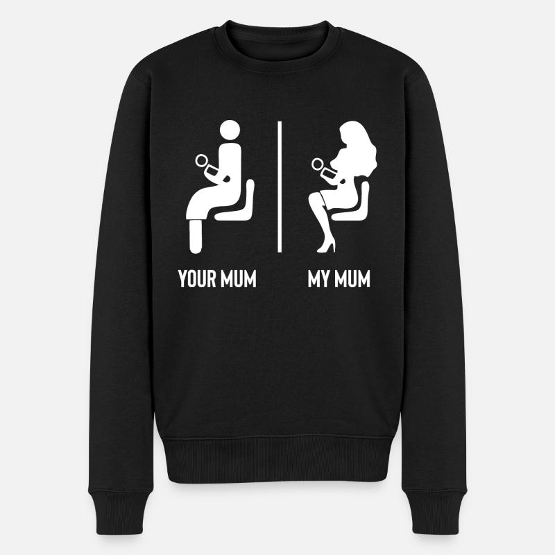 ta mère ma maman - Pull Premium bio Homme - noir