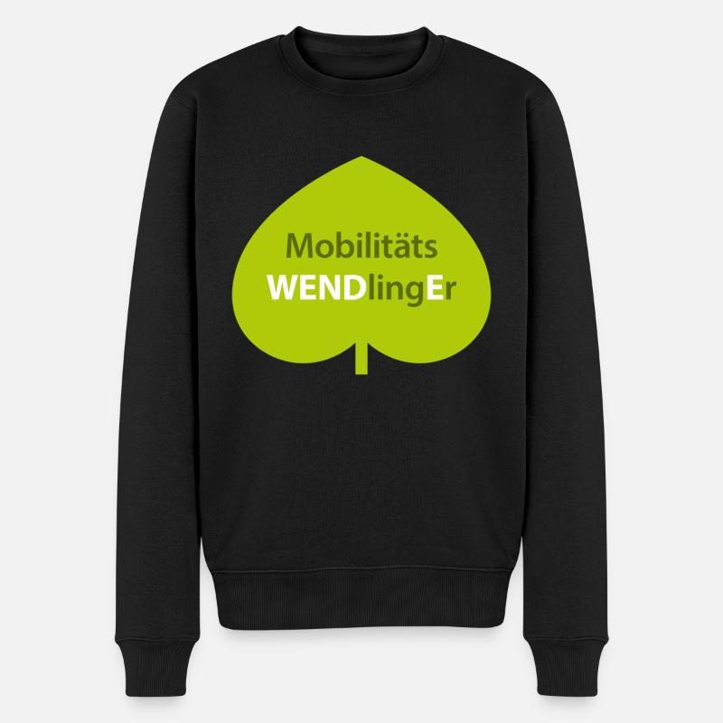 Mobilitäts WENDlingEr - Männer Premium Bio Pullover - Schwarz