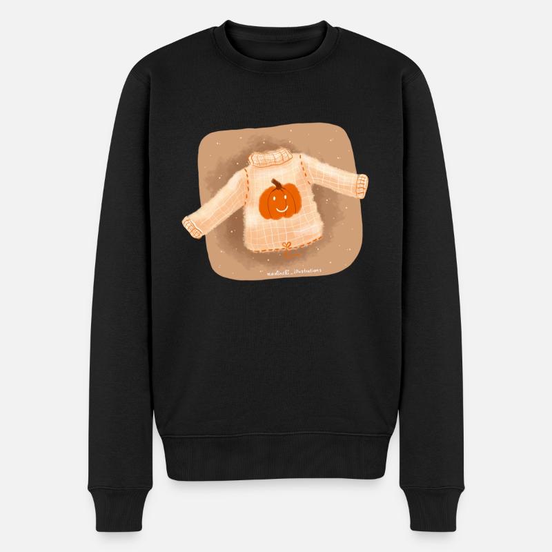 sweater weather - Men's Premium Organic Jumper - black