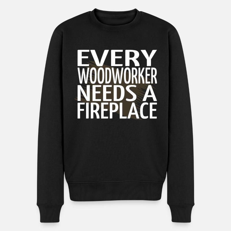 déclaration charpentier tshirts cool - Pull Premium bio Homme - noir