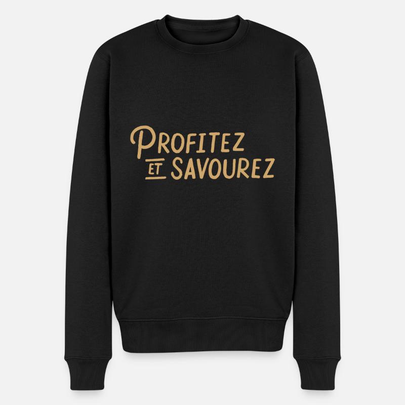 Profitez et savourez - Pull Premium bio Homme - noir
