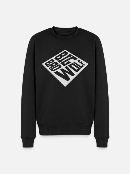 big bad wolf quote - Men's Premium Organic Jumper - black
