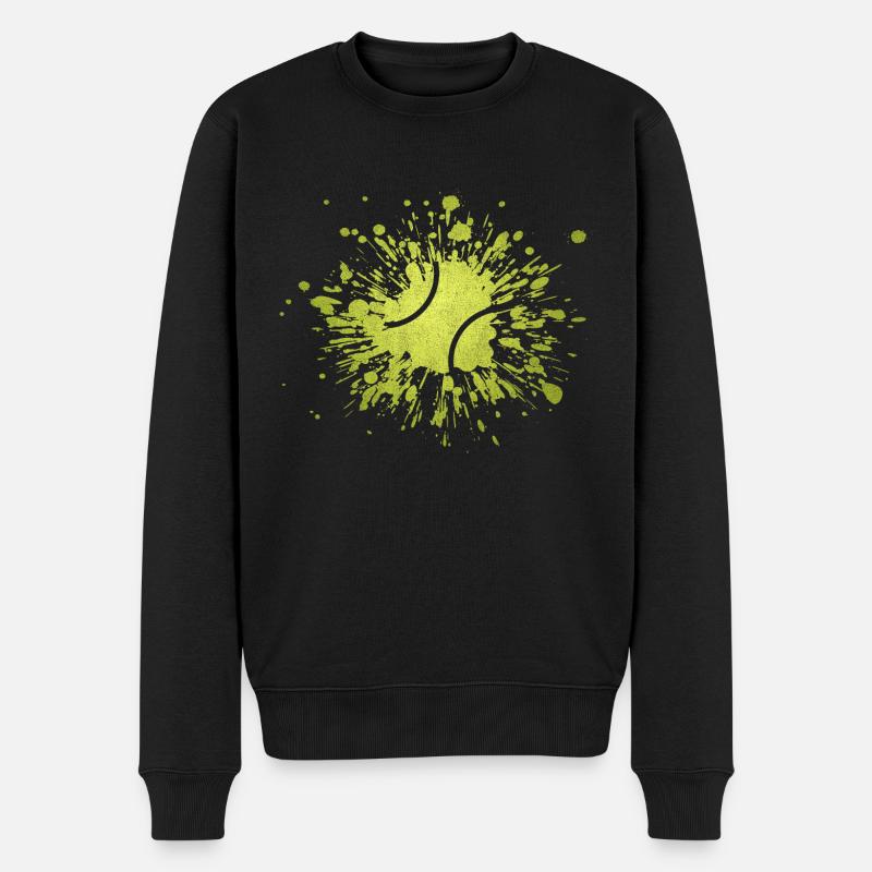 Tennis - Pull Premium bio Homme - noir