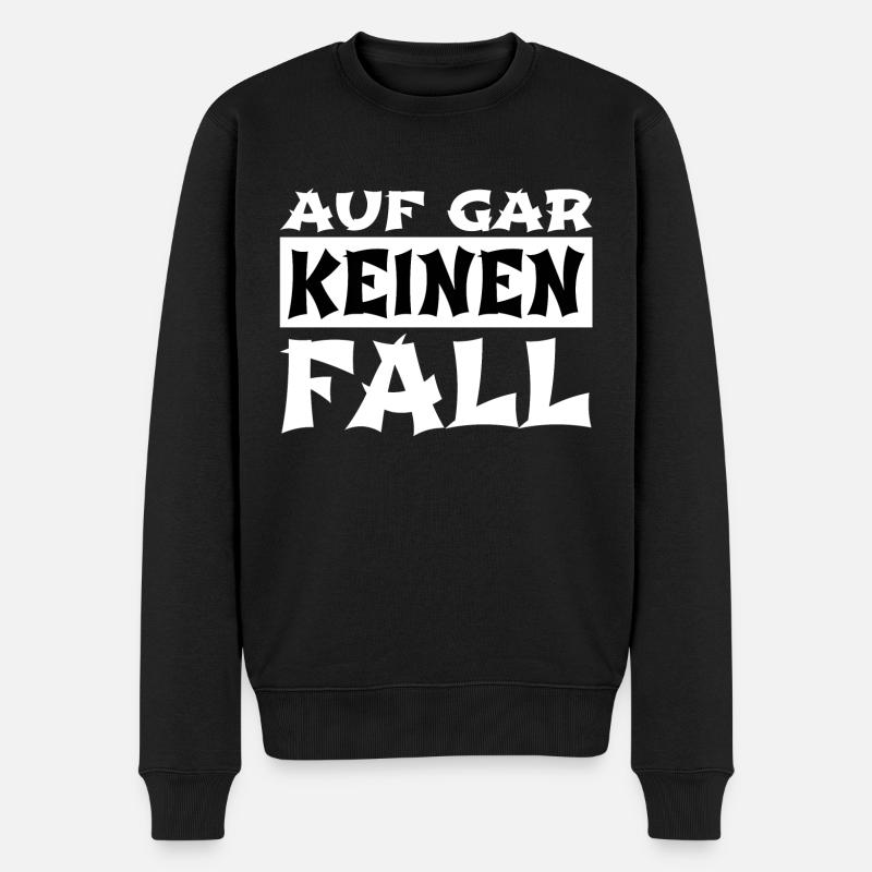 geburtstagsgeschenkidee bday lustiger spruch - Männer Premium Bio Pullover - Schwarz