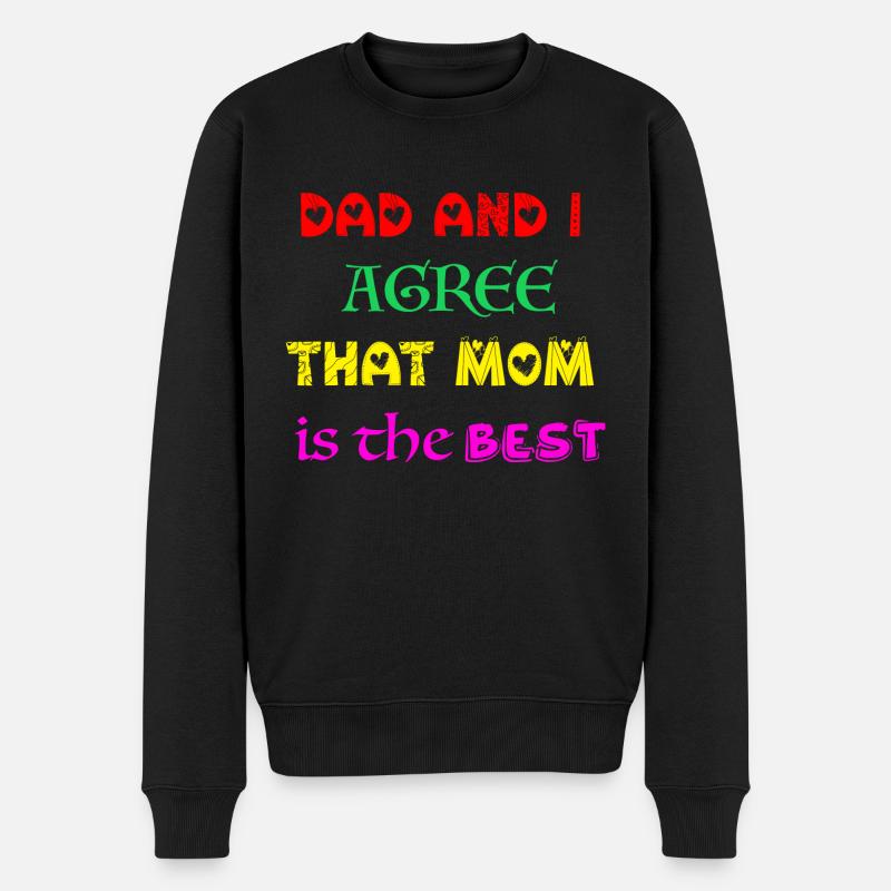 Maman est la meilleure - Pull Premium bio Homme - noir